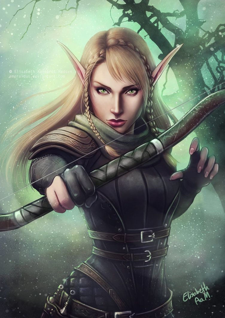 Elleren Dewstep, Elf Ranger.jpg
